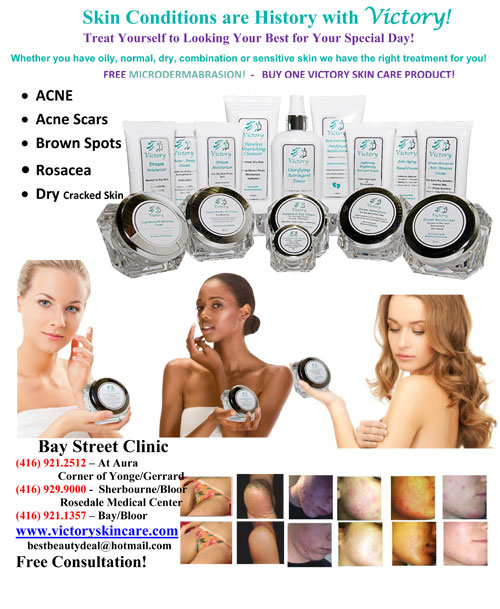 Services for bridal acne brown-spot brochure