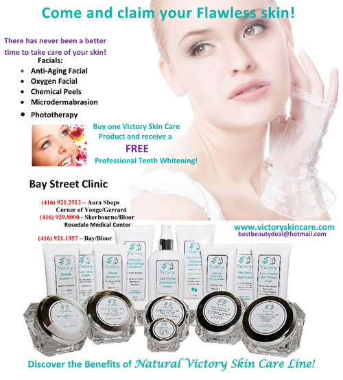 Services for bridal facial brochure