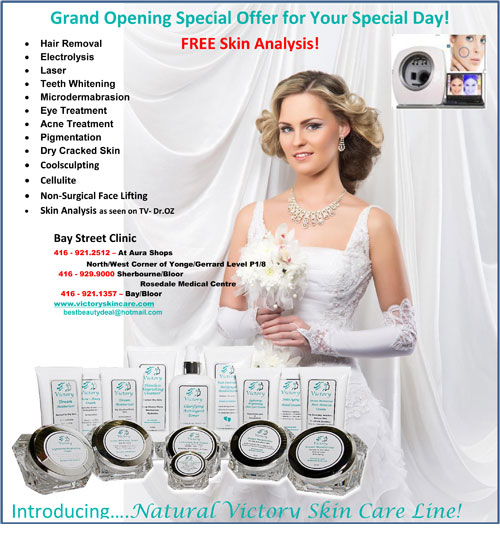 Services for bridal brochure