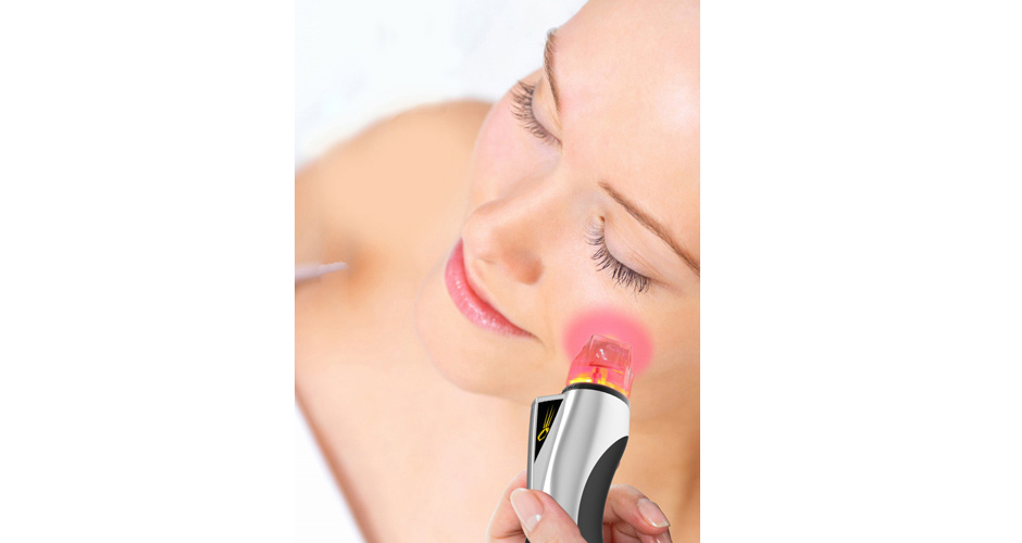 woman laser facial